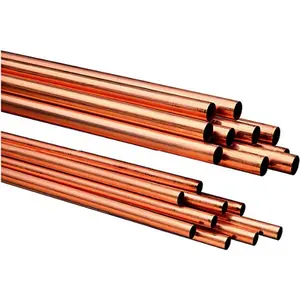 High quality copper coil pipes 1/4" copper tube for air conditioning C2680 brass pipe 8mm brass tube