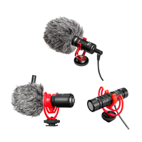 Microphone à condensateur électret BOYA BY-MM1 BY-MM1 PRO, conception Plug and Play, léger et portable avec suspension antichoc pour vlog vidéo