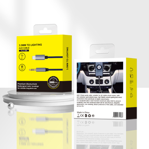 Alta qualità da Studio microfono <span class=keywords><strong>USB</strong></span> C <span class=keywords><strong>Aux</strong></span> Cable da 8pin luce da 3.5mm adattatore Jack maschio prolunga cavo Audio - Product Image 5