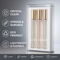 Boîte d'emballage en PET pour maquillage professionnel OEM, boîte de présentation transparente haute qualité, étanche, personnalisée pour le rangement des cosmétiques