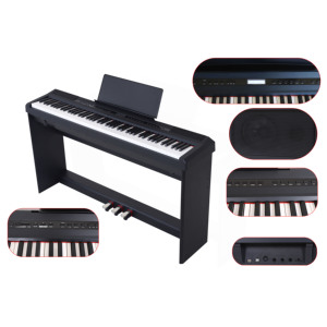 Piano Digital Electrónico de Alta Calidad OEM de 88 Teclas, Negro Clásico, con Pantalla LCD - Product Image 6
