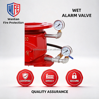 Katup Alarm Basah Pemadam Kebakaran ZSFZ Katup Alarm Sprinkler Besi Ulet DN100 DN150 DN200 untuk Sistem Sprinkler Kebakaran