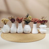 Quanmingxiang Raysin Mini Ensemble de Vases de Table en Céramique Style Bohème Mat Transfrontalier