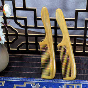 Sandalwood <b>Comb</b> <b>Wide</b> Tooth Large Size For Home Use Women Men Children Massage Hair Care Natural Wood Material - Product Image 3
