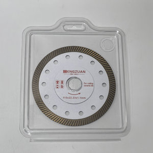 Disco de sierra de diamante turbo ultrafino OEM de 4.5in/5in con base de cobre premium para azulejos de porcelana, gres, piedra sinterizada <span class=keywords><strong>Dekton</strong></span> y <span class=keywords><strong>Neolith</strong></span>, prensado en caliente - Product Image 3