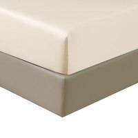 Alenhome Victoria – Ensemble de draps-housses 3 pièces en coton 100 % avec broderie, drap-housse extra profond