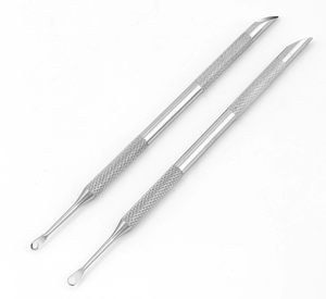 Removedor de Cutículas de Acero Inoxidable de Doble Punta, Empujador de Cutículas Ruso para Manicura - Product Image 1