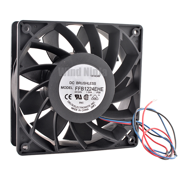 FFB1224EHE 12cm 120mm fan 120x120x38mm 12038 DC24V 1.50A High speed cooling fan for frequency converter cabinet