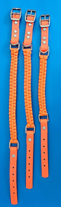 <span class=keywords><strong>Collar</strong></span> de Perro Ajustable con Correa de PVC Resistente y Elegante, Hecho a Mano, con Adaptador de Paracord y Hebilla Niquelada - Product Image 5