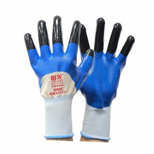ถุงมือทำงาน Yue Long รุ่น M888 เคลือบไนไตรล์ ป้องกันการเสียดสี ถุงมืออเนกประสงค์เพื่อความปลอดภัย - Product Image 1