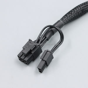 สาย PSU แบบแยกส่วน8Pin กับสายไฟ6 + 2Pin PCIe ที่เข้ากันได้กับ RMX <span class=keywords><strong>RM850X</strong></span> RM750X สาย GPU RM650X 750มม. - Product Image 2