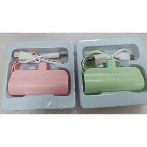 Batería Externa Portátil Mini Slim de 5000mAh con Carga Inalámbrica para Niñas, Mayor Capacidad, Salida de 10W, Certificación CE, Ordene <span class=keywords><strong>Ahora</strong></span> - Product Image 4