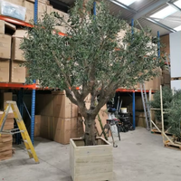 Personnalisé 10ft Méditerranée Grand Faux Olivier Arbre Artificiel Grande Simulation Hôtel Décoration Fruit Fabriqué En Plastique