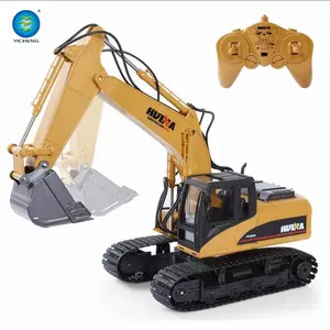 Harga Pabrik 1:14 Outdoor Remote Radio Control Rc Volvo Excavator untuk Anak Laki-laki Brinquedos