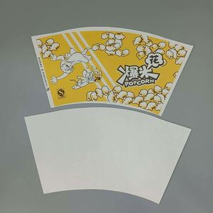 Vaso de Papel de Alta Calidad, Impermeable, de Pared Simple o Doble, con Recubrimiento de PE, para Hacer Vasos de Palomitas - Product Image 3