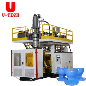 Plastic molding chair PE seat making machine one piece two piece class chair bus chair plastic extrusion blow molding machine