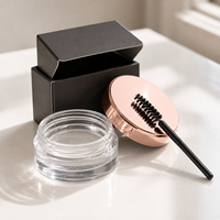 Gel Sourcils Transparent 15g Or Rose Végan Longue Tenue Sans Effet Blanc Emballage Multicolore Marque Privée Mascara Sourcils Fortifiant