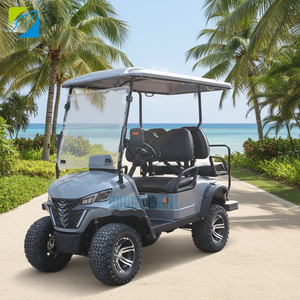 รถกอล์ฟ Robetaa 4 ที่นั่ง แบตเตอรี่ลิเธียม 72V มอเตอร์ AC 5KW สำหรับขาย รถกอล์ฟไฟฟ้าสำหรับคลับคาร์ - Product Image 1