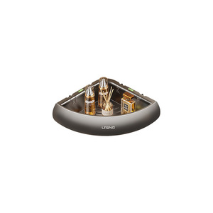 Estante triangular para baño Lteng, estante de almacenamiento de esquina con montaje por succión, soporte de pared duradero para accesorios de baño - Product Image 4