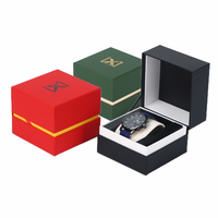 Boîte cadeau magnétique pour montre avec logo personnalisé - Emballage en carton personnalisable avec couvercle magnétique