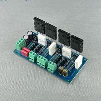 150+150W 2.0 Channel Power Amplifier Board Transistor Baru Original High Power Tube 1943 5200 Kit Jadi PCB papan kosong