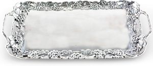 Fournisseur en gros de 21 pouces x 10 pouces meilleur prix plateau de service décoratif en aluminium pour hôtels et restaurants - Product Image 2