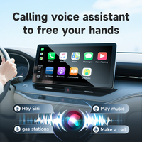 KYERE KY-4153 Boîtier Adaptateur Sans Fil 2-en-1 CarPlay Android Auto Bluetooth pour Voitures Intelligentes, Convertit USB Filaire, Mise à Jour en Ligne, Cryptage