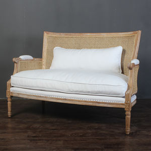 Canapé 3 places en bois de Style rustique français de qualité supérieure, meuble de <span class=keywords><strong>location</strong></span> pour événement de mariage - Product Image 3