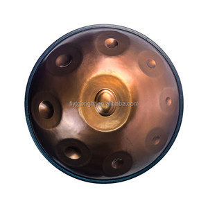 Cozyjoy Master Series Mini 18 22 pouces D Kurd C fabriqué à la main #   Tambour à main <span class=keywords><strong>Amara</strong></span> <span class=keywords><strong>Handpan</strong></span> 9 10 notes 440hz 432hz en acier inoxydable - Product Image 2