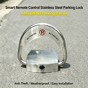 Blocco Parcheggio Intelligente in Acciaio Inossidabile con Telecomando, Barriera Automatica Sollevabile per Posto <span class=keywords><strong>Auto</strong></span> Privato - Product Image 1