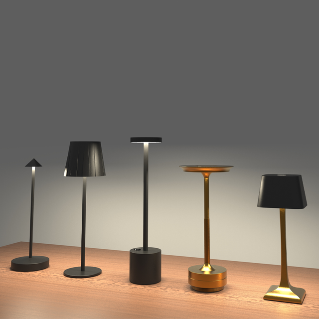 Modern Style Dimmable LED Crystal Table Lamps USB Rechargeable Battery Cordless Gold Lamp with Home Decor Luxury Gift