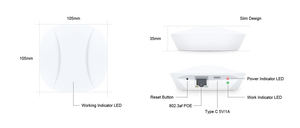 Passerelle Ethernet WiFi BLE 5.0 pour systèmes de suivi du <span class=keywords><strong>personnel</strong></span> de bureau intelligents - Product Image 2