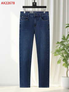 Mùa thu đông nam cao đường thẳng Jeans-100% Cotton trung bình giặt rắn thoáng khí thân thiện với môi trường nhanh khô giản dị - Product Image 6