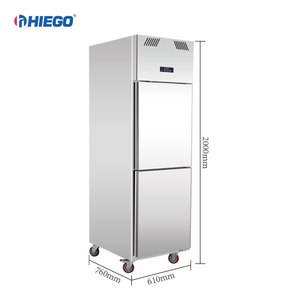 Refrigerador Vertical Eléctrico Portátil con Compresor, Acero Inoxidable, Capacidad de 500L, Sin Escarcha, Uso Comercial - Product Image 5