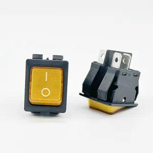 16A Ein-Aus-Schalter mit 5 Pins DP-ST illuminiertes Schalter
