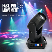 Projecteur à tête mobile Sharpy Beam haute puissance 350W, 16 canaux, double prisme 8+16, 14 couleurs, 13 gobos, RDM pour scène, événement, équipement DJ