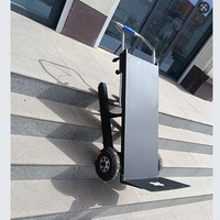 Machine électrique de levage et de montée d'escaliers 180 kg, portable, sur chenilles, pour le chargement, le déchargement et la manutention de marcheurs sur embarcation