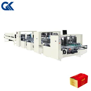 Automatic Low Noise Sweet Pizza Folding Carton Box Gluing Machine for Sales