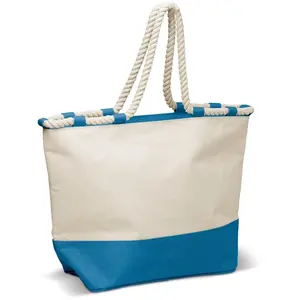 Borsa mare in tela di cotone personalizzabile per merchandising - Product Image 3