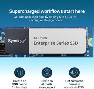 <span class=keywords><strong>Synology</strong></span> DiskStation NAS DS1825+ 8 baies, AMD Ryzen V1500B, 8 Go DDR4 ECC SODIMM, prise en charge des SSD M.2 NVMe SATA, stockage en réseau - Product Image 5