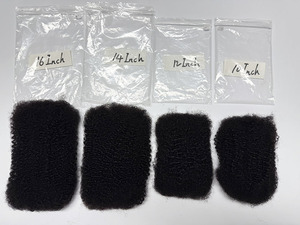 Afro Kinky Bulk Human Hair 30G Soft Cheveux Naturel Bulk Trenzado Cabello humano para trenzas torcidas Dreadlocks - Product Image 5
