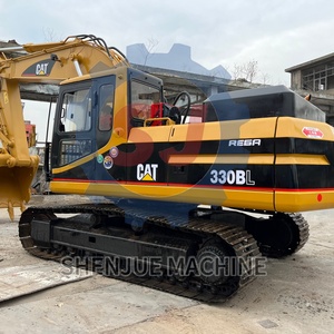 Excavatrice sur chenilles d'occasion importée du Japon, modèle Cat 330BL, 30 tonnes, avec heures de fonctionnement vérifiées, pour travaux de construction et travaux lourds. - Product Image 2
