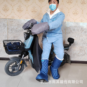 Yuqilin Cycling <b>Leg</b> <b>Warmers</b> Thickened Fleece Lining Windproof Snowproof For Adults - Product Image 4