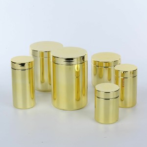 Fabrieksgroothandel 2OZ/8OZ/16OZ/32OZ plastic supplementenverpakkingen pilflesjes platte plastic blikjes voor voedsel/sport - Product Image 1