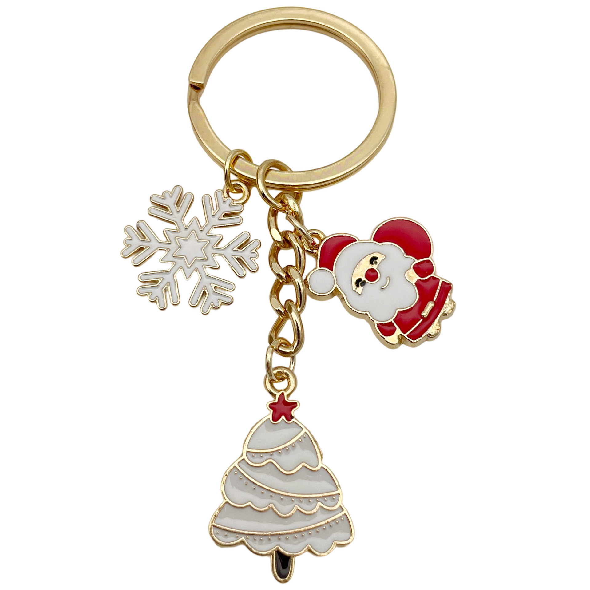 Rouge Noël Père Noël Sapin de Noël Flocon de neige