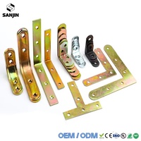 Connecteur d'angle en fer T/L/Droit pour support de panneau, meuble, cadre de lit, support d'armoire
