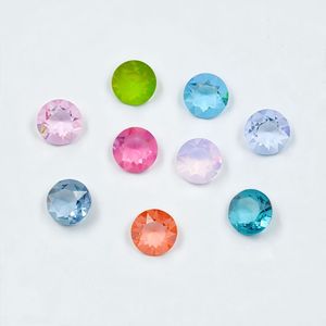 Accesorios de joyería DIY con piedras preciosas redondas transparentes K9, fabricante mayorista de brocas de vidrio con base puntiaguda. - Product Image 5