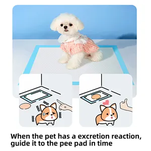Tappetino da allenamento usa e getta per cani e gatti in fibra di stoffa traspirante per animali domestici con stampa animale personalizzato
