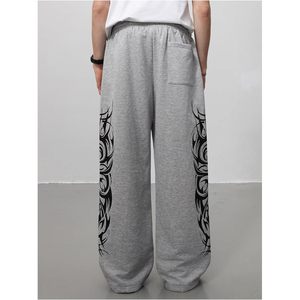 Pantalon de survêtement ample pour homme FOXA, coupe large, taille à cordon, avec poches, respirant, en coton et polyester - Product Image 2