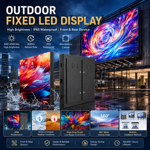 จอแสดงผล LED กลางแจ้งแบบติดตั้งถาวร P4 กันน้ำ IP65 ความสว่างสูง ป้ายโฆษณาสำหรับห้างสรรพสินค้า ลานกิจกรรม และป้ายดิจิทัลวิดีโอ - Product Image 2
